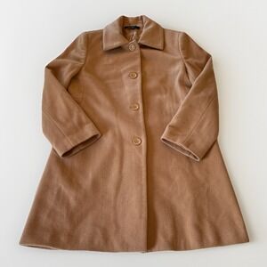 Vintage Chadwick Women's Wool‎ Blend Coat Light Beige Size 8P